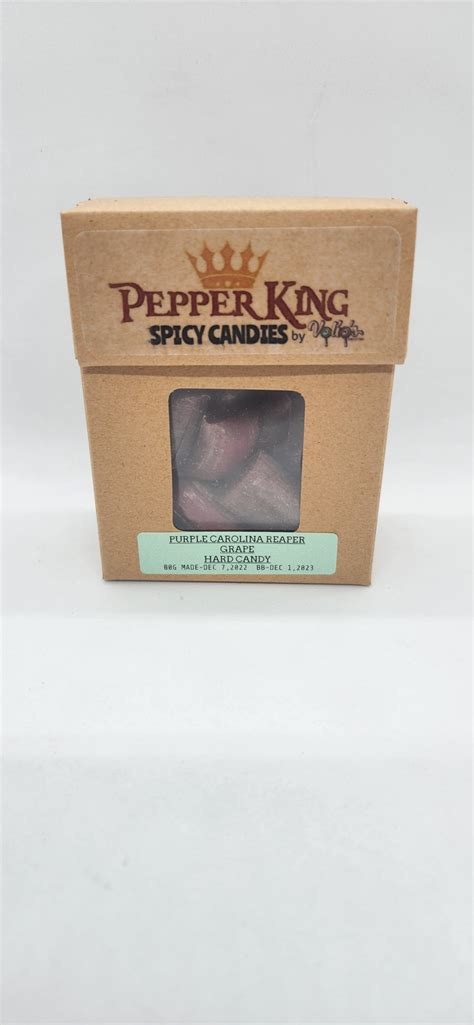 Purple Carolina Reaper Grape Hard Candy Pepperking Pepperking