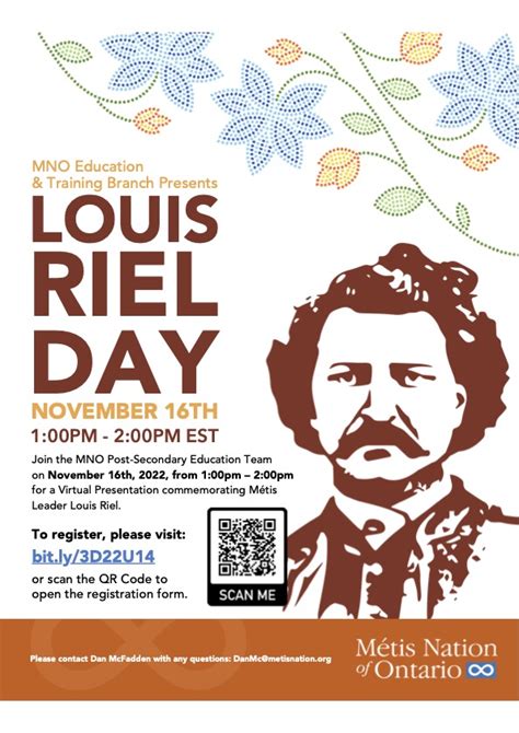 Mno Education And Training Branch Presents Louis Riel Day Lakehead