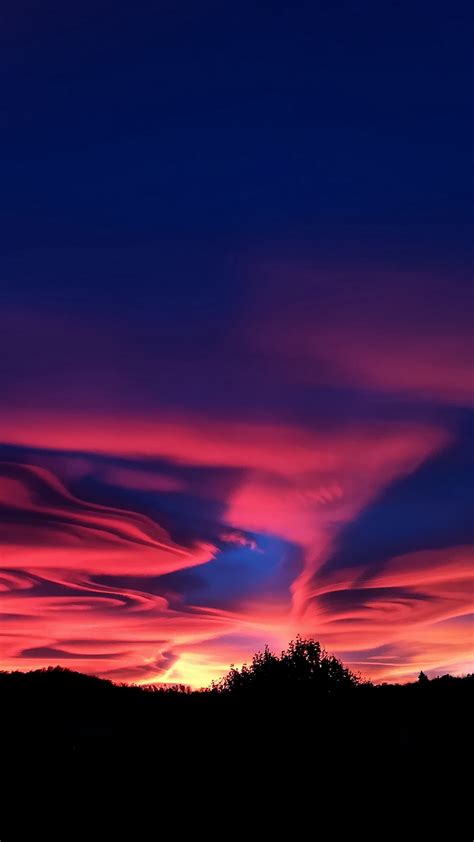 Sky Sunset Clouds Colors Wallpaper 1080x1920