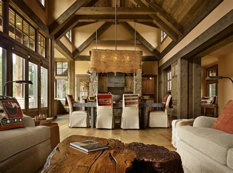 Mountain getaway home is elegantly rustic and just right ...