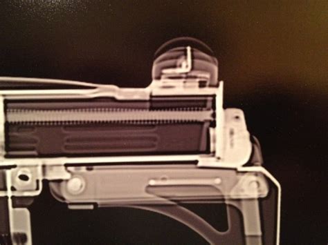 Uzi Cat Scan Gun Print Ready To Frame Etsy