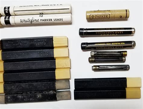 Vintage Parker Mechanical Pencil Leads Refills Collection Parker