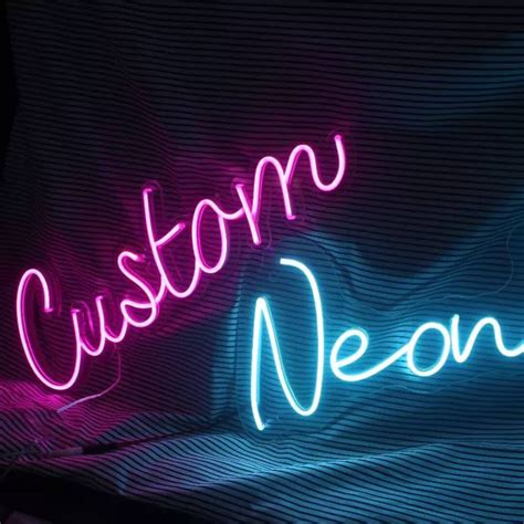 Custom Neon Sign Wedding Neon Sign Led Name Neon Sign Neon Etsy