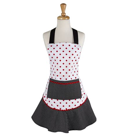 Dii Cotton Women Kitchen Apron With Pocket And Extra Long Ties 24x30