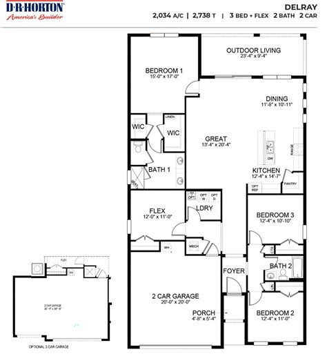 Entrada Express Homes Dr Horton Delray Floor Plans And Pricing