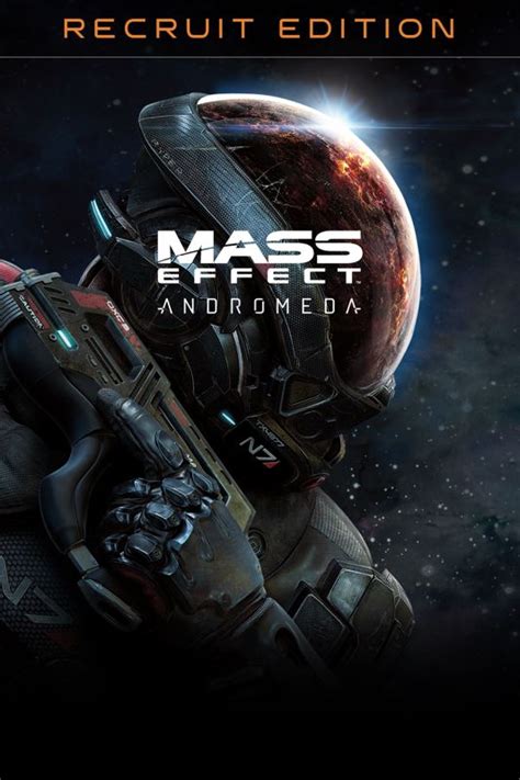 Mass Effect Andromeda Recruit Edition 2017 Xbox One Box Cover Art