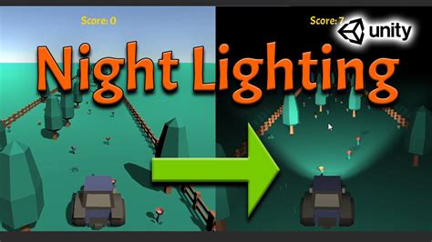 Night Lighting And Headlights Unity Tutorial 4 Minutes Youtube