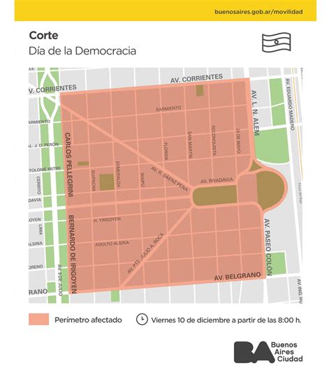 El Mapa De Los Cortes De Calles Por El Acto En Plaza De Mayo Infobae