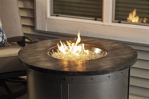 Explore our collection of fire pits, fire rings, & accessories, & more at sunnydaze decor. Edison Round Gas Fire Pit Table | Gas fire pit table, Fire ...