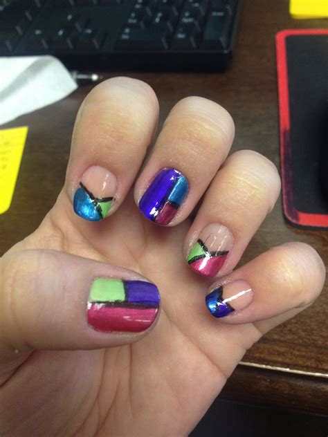 Nail Art Stained Glass Nails Glass Nails Nails Art Stained