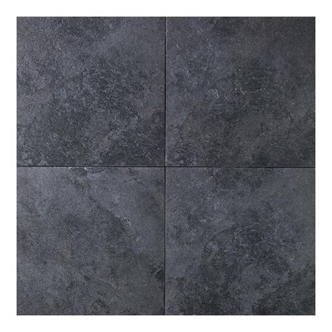 Daltile Continental Slate Asian Black 18 In X 18 In Porcelain Floor