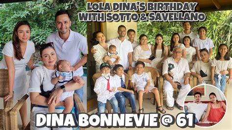 Dina Bonnevie 61 😍 Birthday Kasama Sina Oyo At Danica Sotto With The