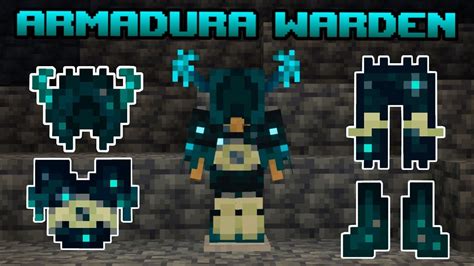 🤩¡¡¡armadura De Warden True Warden Armor Minecraft Pe 118 Youtube