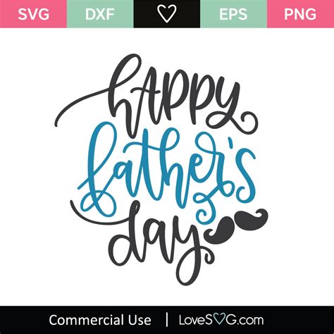 Happy Fathers Day Svg Cut File