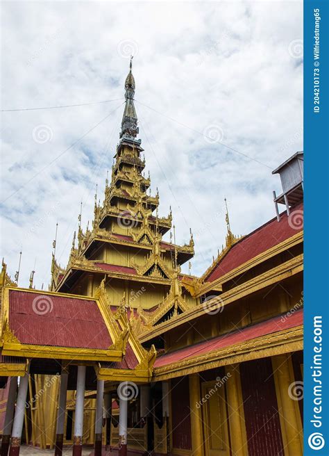 Mandalay Palace Myanmar Burma Asia Stock Image Image Of Grand