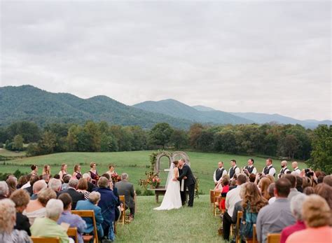 Outdoor Blue Ridge Mountains Fall Wedding Fall Wedding Wedding