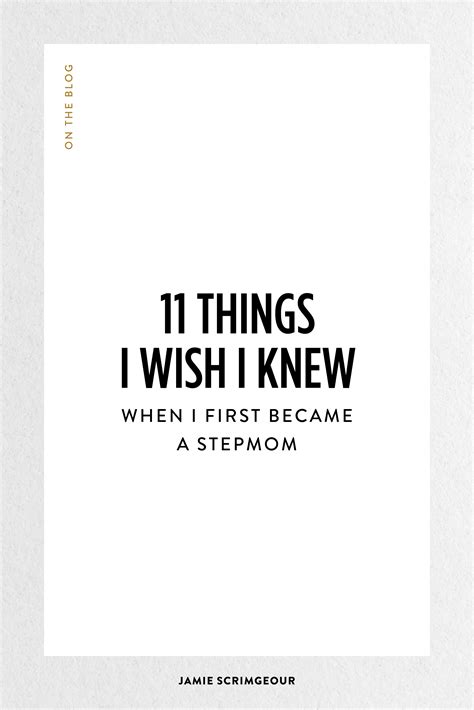 11 Things I Wish I Knew During My First Year As A Stepmom Becoming A