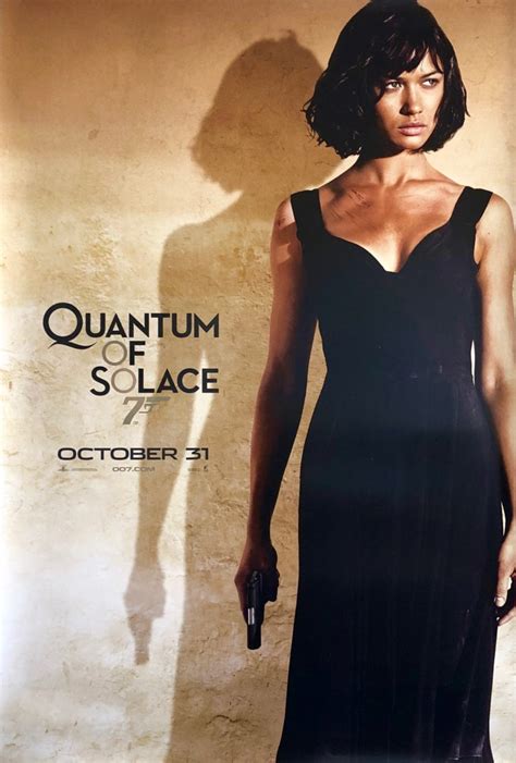 Original James Bond Quantum Of Solace Movie Poster Olga Kurylenko