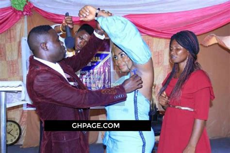 Pastor Shaves A Lady Removes Her Panties During Deliverance In Church