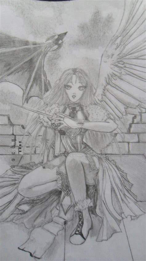 Half Angel Half Devil By Beckii Oli On Deviantart