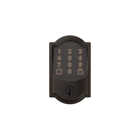 Schlage Encode Aged Bronze Electronic Smart Wifi Deadbolt Lock With
