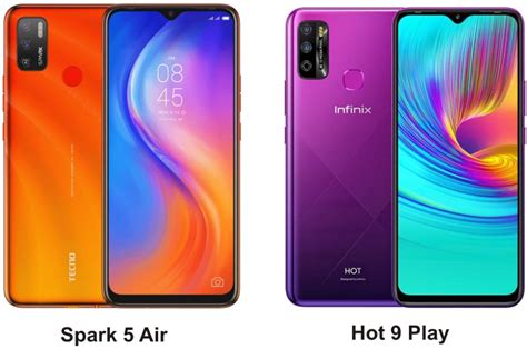Tecno Spark 5 Air And Infinix Hot 9 Play Price Review And Full