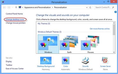 How do i change this? How to Put My Computer Icon on Desktop in Windows 8