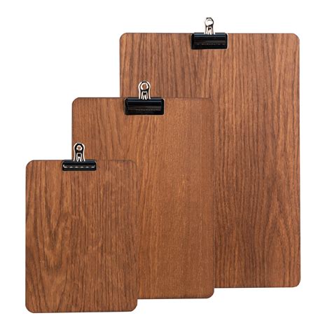 Display Flyers Or Small Menus With These Discrete Clip Boards On Table