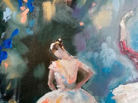 Russian Ballet Original Oil Painting 12 X 16 Etsy