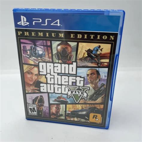 Grand Theft Auto V Premium Online Edition Sony Playstation 4 Ps4 Eur