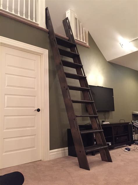 Loft Ladder Tiny House Stairs Cabin Loft Staircase Design