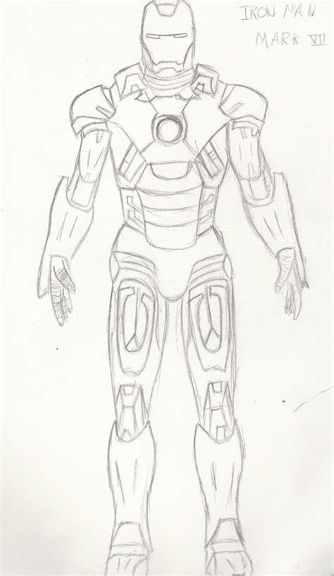 Iron Man Sketch 1 By Cordan Wraith On Deviantart