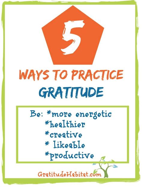 Gratitude Habitat Living In Gratitude 5 Ways To Practice Gratitude