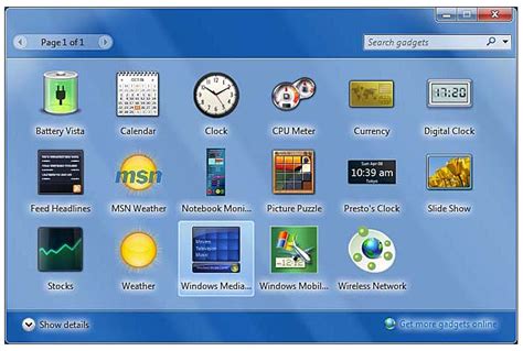 Windows 7 Gadgets No Sidebar Required What Is A Gadget Informit