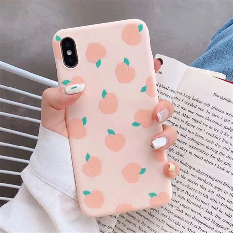 Lack Summer Fruits Avocado Peach Cases For Iphone Xr Cute Letter Phone