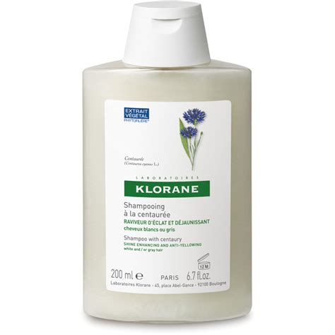 Take a natural approach to your hair with a klorane shampoo, conditioner and styling products. KLORANE Centaury (Cornflower) For Grey/White Hair Shampoo ...