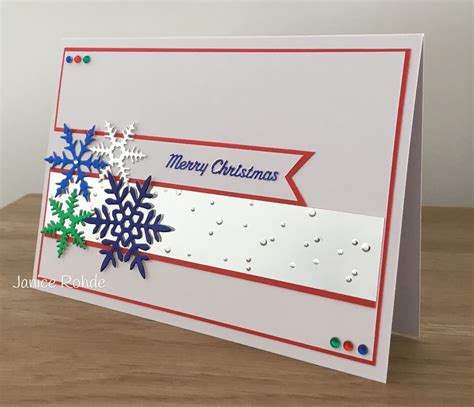My Craft Room Makes A Clean And Simple Christmas Card
