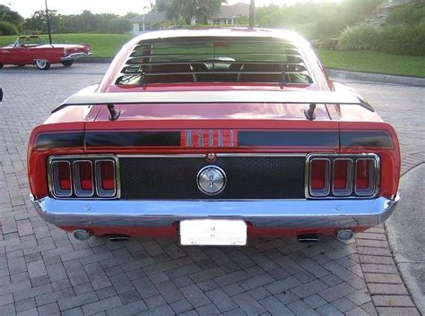 Orange 1971 Ford Mustang Fastback Photo Detail 48b