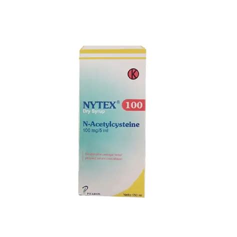 Nytex Dry Syrup 150 Ml Kegunaan Efek Samping Dosis Dan Aturan Pakai