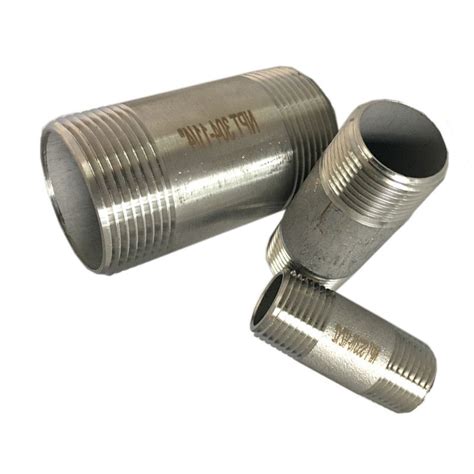 Long Barrel Welded Carbon Steel Nipples With Npt Threaded End