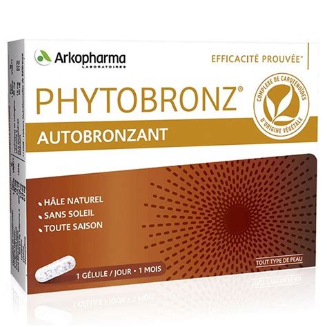 Arkopharma Phytobronz Autobronzant 30 Gélules Pas Cher