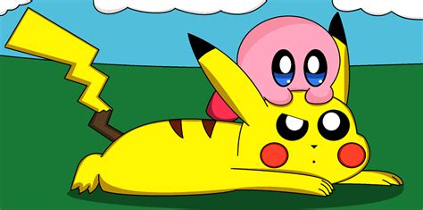 Pikachu And Kirby Collab By Sonicsmash328 On Deviantart