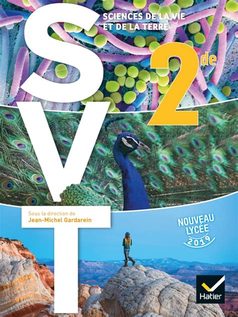 Svt 2de Éd 2019 Manuel Numérique élève Editions Hatier