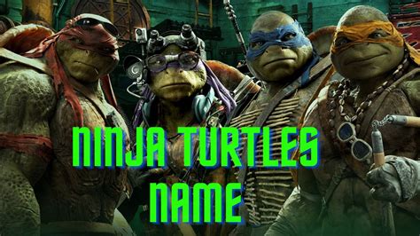 Teenage Mutant Ninja Turtles Names The Origins And Meanings
