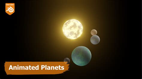 How To Model And Animate Orbiting Planets In Blender Blendernation