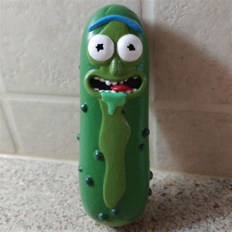 3d Print Of Pickle Rick By Williamcastonguay