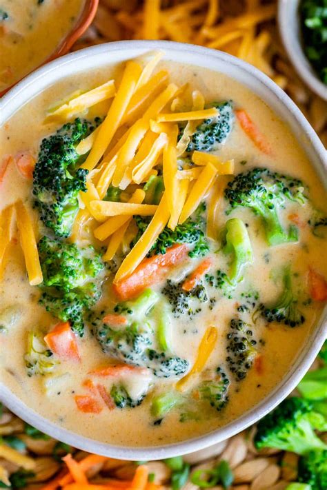 Easy Broccoli Cheese Soup 30 Minutes The Food Charlatan