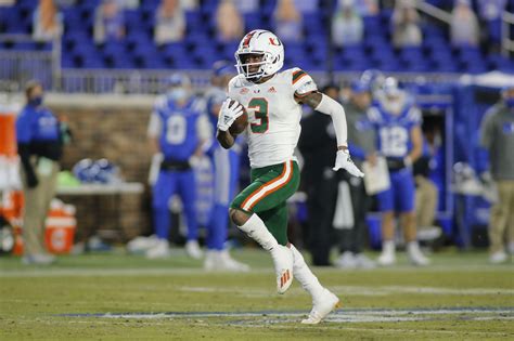 Miami Hurricanes 2021 Player Profile Wide Receiver Mike Harley State Of The U
