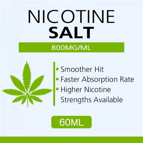 30ml 800mgml Nicotine Salts Very High