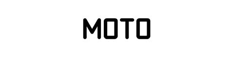Moto Font